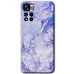Xiaomi Redmi Note 11 Pro Plus 5G Spots Lilac Baskılı Uyumlu Silikon Kılıf