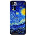 Xiaomi Redmi Note 11 Pro Plus 5G Starry Night Baskılı Uyumlu Silikon Kılıf