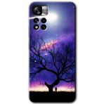 Xiaomi Redmi Note 11 Pro Plus 5G Uzay Silüet Baskılı Uyumlu Silikon Kılıf