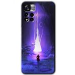 Xiaomi Redmi Note 11 Pro Plus 5G Wanderer Silhouette Baskılı Uyumlu Silikon Kılıf