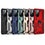 Xiaomi Redmi Note 11T Kilif Yuzuklu Magnetic Antisok Korumali Silikon Kapak