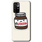 Xiaomi Redmi Note 11T Nutella Aşkım Baskılı Uyumlu Silikon Kılıf