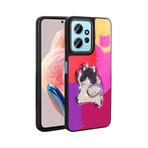 Xiaomi Redmi Note 12 4g Kılıf Parlayan Kabartmalı İkonik Figürlü Zore Amas Silikon Kapak