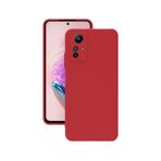 Xiaomi Redmi Note 12s İle Uyumlu Kılıf Kamera Korumalı Silikon Ruber Arka Kapak Kırmızı