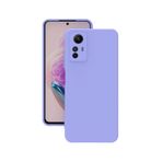 Xiaomi Redmi Note 12s İle Uyumlu Kılıf Kamera Korumalı Silikon Ruber Arka Kapak Lila