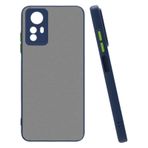 Xiaomi Redmi Note 12s Kılıf Mat Kamera Korumalı Renkli Tuşlu Sert Silikon Kapak Hux