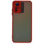Xiaomi Redmi Note 12S Kılıf Montreal Silikon Kapak (kırmızı)