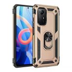 Xiaomi Redmi Note 12S Uyumlu Kılıf Sofya Yüzüklü Silikon Kapak - Gold