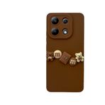 Xiaomi Redmi Note 13 4g Kılıf 3d M Bear Kamera Korumalı Silikon Kapak