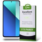 Xiaomi Redmi Note 13 ile Uyumlu Temperli Ekran Koruyucu Kırılmaz Cam Ekonomik 5'li Paket