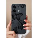 Xiaomi Redmi Note 13 Pro 4G İle Uyumlu Desenli Telefon Kılıfı PDNG01 Kapak Buterflay