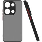 Xiaomi Redmi Note 13 Pro 4g Kılıf Mat Kamera Korumalı Renkli Tuşlu Sert Silikon Kapak Hux