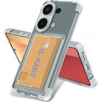 Xiaomi Redmi Note 13 Pro 4G Uyumlu Kartlı Şeffaf Silikon Kılıf