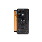 Xiaomi Redmi Note 13 Pro 4G Uyumlu Kılıf Lincoln Kamera Korumalı Silikon Kapak Siyah
