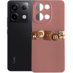 Xiaomi Redmi Note 13 Pro 5G Kılıf 3D M Bear Kamera Korumalı Silikon Kapak