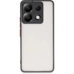 Xiaomi Redmi Note 13 Pro 5g Kılıf Montreal Silikon Kapak - Siyah - Renkli