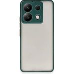 Xiaomi Redmi Note 13 Pro 5g Kılıf Montreal Silikon Kapak - Yeşil - Renkli