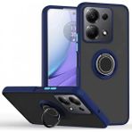 Xiaomi Redmi Note 13 Pro 5g Kılıf Montreal Yüzüklü Silikon Kapak - Lacivert - Renkli