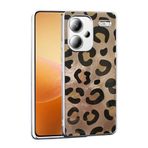 Xiaomi Redmi Note 13 Pro Plus 5G İle Uyumlu Kılıf Desenli Mep Kapak 36841 Gold Leopar