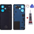 Xiaomi Redmi Note 13 Pro Plus 5g Siyah Arka Kapak Batarya Kapağı Pil Kapağı Yapışkan Ve Sökme Aparatıyla Beraber Full Set Siyah