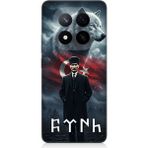 Xiaomi Redmi Note 14 Pro Plus Uyumlu Gölgede Kurt ve Atatürk Desenli Silikon Kılıf
