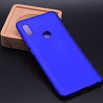 Xiaomi Redmi Note 5 Pro ile uyumlu Kılıf Soft Mat Premier Case Kapak Saks Mavi