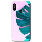 Xiaomi Redmi Note 6 Pro 3D Yaprak Baskılı Uyumlu Silikon Kılıf