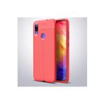 Xiaomi Redmi Note 7 Kılıf Niss Deri Görünümlü Silikon Kapak + Ekran Koruma 6015