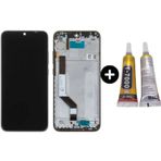 Xiaomi Redmi Note 7 Pro Uyumlu Çıtalı Hk Lcd Ekran Dokunmatik Siyah + B7000
