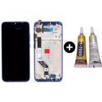 Xiaomi Redmi Note 7 Pro Uyumlu Çıtalı Oled Lcd Ekran Dokunmatik Mavi + B7000