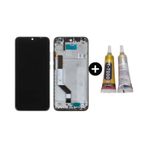 Xiaomi Redmi Note 7 Uyumlu Çıtalı Hk Lcd Ekran Dokunmatik Siyah + B7000