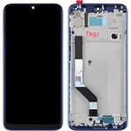 Xiaomi Redmi Note 7 Uyumlu Lcd Ekran Dokunmatik Servis Orijinali Çıtalı Mavi