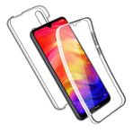 Xiaomi Redmi Note 8 - 360 Şeffaf Tam Koruma Silikon Kılıf
