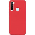 Xiaomi Redmi Note 8 Içi Kadife Silikon Kılıf Kırmızı