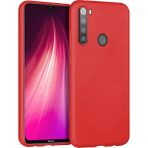 Xiaomi Redmi Note 8 Ince Mat Silikon Kılıf Kırmızı