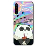 Xiaomi Redmi Note 8 Milkshake Panda Baskılı Uyumlu Silikon Kılıf