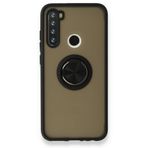 Xiaomi Redmi Note 8 Montreal Yüzüklü Silikon Kapak Siyah Kılıf