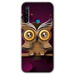 Xiaomi Redmi Note 8 Owl Bird Branch Baskılı Uyumlu Silikon Kılıf
