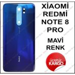 Xiaomi Redmi Note 8 PRO Arka Pil Batarya Kapağı (CAM) Mavi