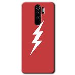 Xiaomi Redmi Note 8 Pro Flash Logo Baskılı Uyumlu Silikon Kılıf