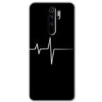 Xiaomi Redmi Note 8 Pro Heart Rytm Baskılı Uyumlu Silikon Kılıf