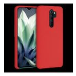 Xiaomi Redmi Note 8 Pro Ince Mat Silikon Kılıf Kırmızı