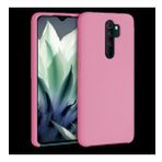 Xiaomi Redmi Note 8 Pro Ince Mat Silikon Kılıf Pembe