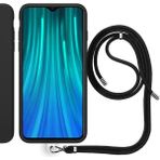 Xiaomi Redmi Note 8 Pro Ip Askılı Silikon Kılıf Siyah