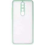 Xiaomi Redmi Note 8 Pro Kılıf Montreal Silikon Kapak - Turkuaz - 1 - Renkli