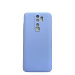 Xiaomi Redmi Note 8 Pro Kılıf Yumuşak Sıvı Silikon Mor Kılıf SE1570