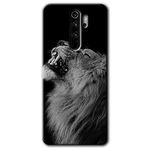 Xiaomi Redmi Note 8 Pro Lion Baskılı Uyumlu Silikon Kılıf