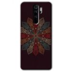 Xiaomi Redmi Note 8 Pro Mandala Flower Wal Baskılı Uyumlu Silikon Kılıf