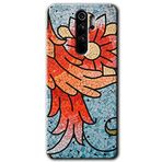 Xiaomi Redmi Note 8 Pro Mozaik Çiçek Baskılı Uyumlu Silikon Kılıf