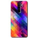 Xiaomi Redmi Note 8 Pro Multi Oblique Baskılı Uyumlu Silikon Kılıf